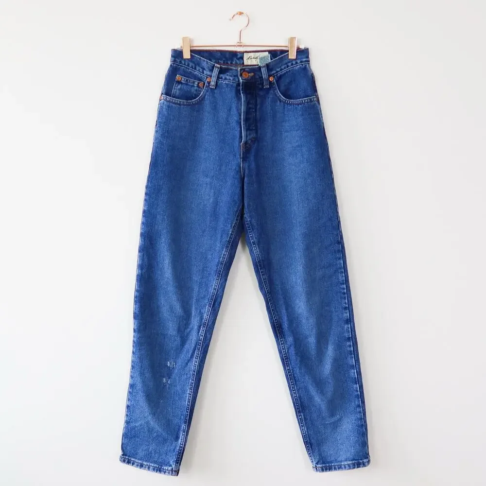 Eddie Bauer Straight Leg High Waisted Jeans Size 4 - Picture 1 of 9